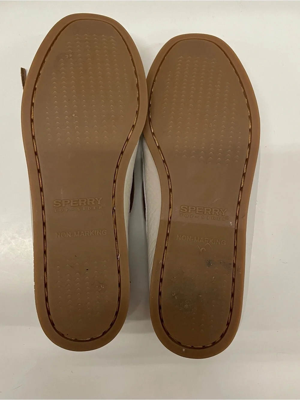Classic Womens White Sperry Authentic Original 2-Eye Boat Shoes  Size 5.5